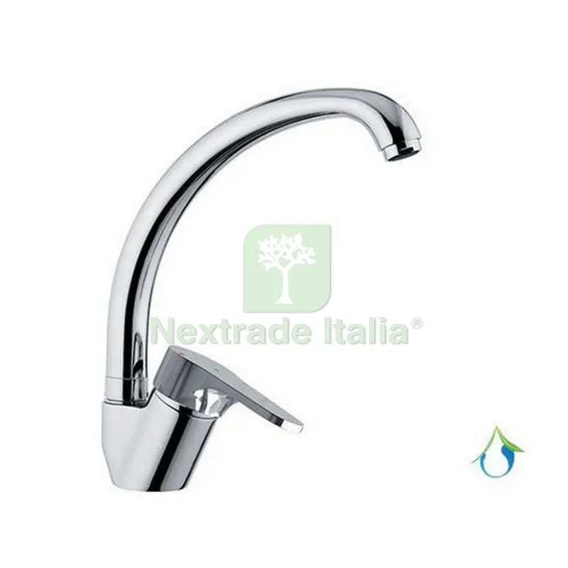 MISCELATORE MONOCOMANDO LAVELLO BOCCA GIREVOLE LINEA SURF ECO Cromo — Rubinetti e valvole — rif. FERX.DIA272-SE062