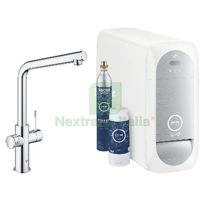 Miscelatore per Lavello Grohe Blue Home con Sistema Filtrante Acqua Cromo — Rubinetti e valvole — rif. FERX.DIA273-H31454-001