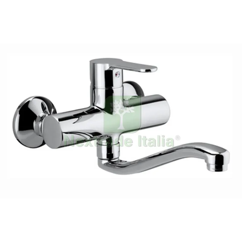 MISCELATORE MONOC. LAVELLO A MURO LINEA BLU Cromo — Rubinetti e valvole — rif. FERX.DIA274-B250 MISCELATORE MONOC. LAVELLO A MURO LINEA BLU Cromo — Rubinetti e valvole — rif. FERX.DIA274-B250