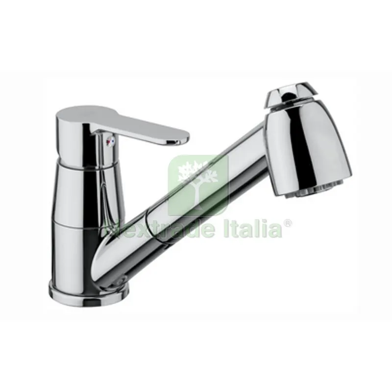 MISCELATORE MONOC. LAVELLO CON DOCCIA ESTRAIBILE LINEA BLU Cromo — Rubinetti e valvole — rif. FERX.DIA274-B261