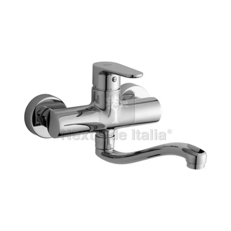 MISCELATORE MONOCOMANDO LAVELLO A MURO LINEA GREEN Cromo — Rubinetti e valvole — rif. FERX.DIA274-G750 MISCELATORE MONOCOMANDO LAVELLO A MURO LINEA GREEN Cromo — Rubinetti e valvole — rif. FERX.DIA274-G750