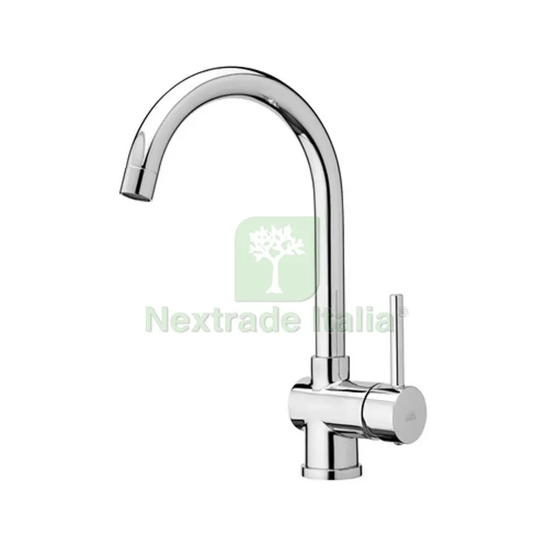MISCELATORE LAVELLO MONOFORO CANNA ORIENTABILE STICK Cromo — Rubinetti e valvole — rif. FERX.DIA274-K060