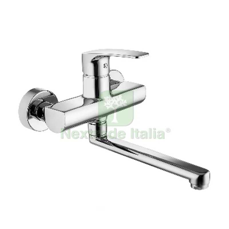 MISCELATORE MONOC. LAVELLO A MURO LINEA LIME Cromo — Rubinetti e valvole — rif. FERX.DIA274-L050 MISCELATORE MONOC. LAVELLO A MURO LINEA LIME Cromo — Rubinetti e valvole — rif. FERX.DIA274-L050