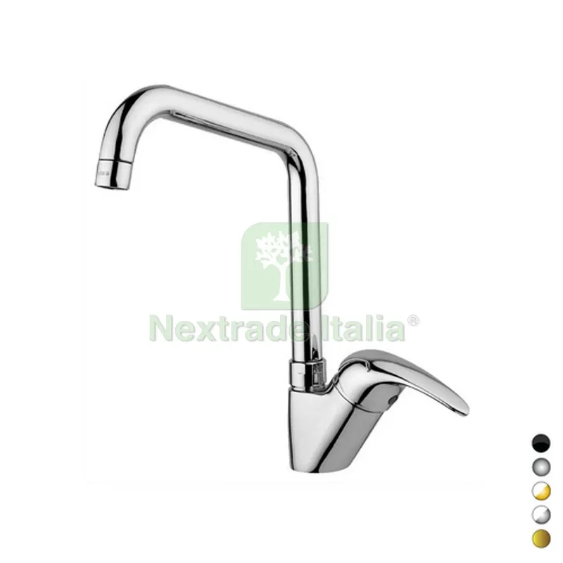 MISCELATORE MONOC. LAVELLO NETTUNO DUE Bianco-Cromo — Rubinetti e valvole — rif. FERX.DIA274-N360-BC MISCELATORE MONOC. LAVELLO NETTUNO DUE Bianco-Cromo — Rubinetti e valvole — rif. FERX.DIA274-N360-BC