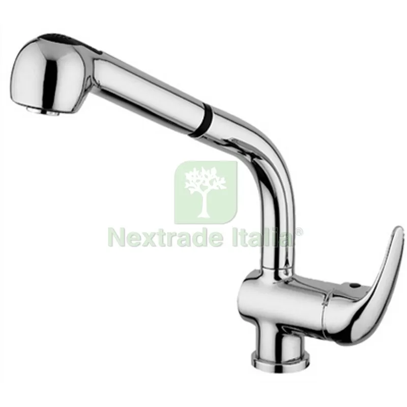 MISC. LAVELLO DOCCIA ESTRAIBILE LEVA LATERALE NETTUNO DUE Cromo — Sanitari e ceramiche — rif. FERX.DIA274-N363 MISC. LAVELLO DOCCIA ESTRAIBILE LEVA LATERALE NETTUNO DUE Cromo — Sanitari e ceramiche — rif. FERX.DIA274-N363