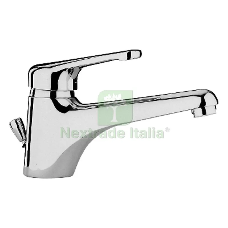 Miscelatore Monoc. Lavabo Bocca Prolungata Linea Nettuno Cromo — Rubinetti e valvole — rif. FERX.DIA274-O113 Miscelatore Monoc. Lavabo Bocca Prolungata Linea Nettuno Cromo — Rubinetti e valvole — rif. FERX.DIA274-O113