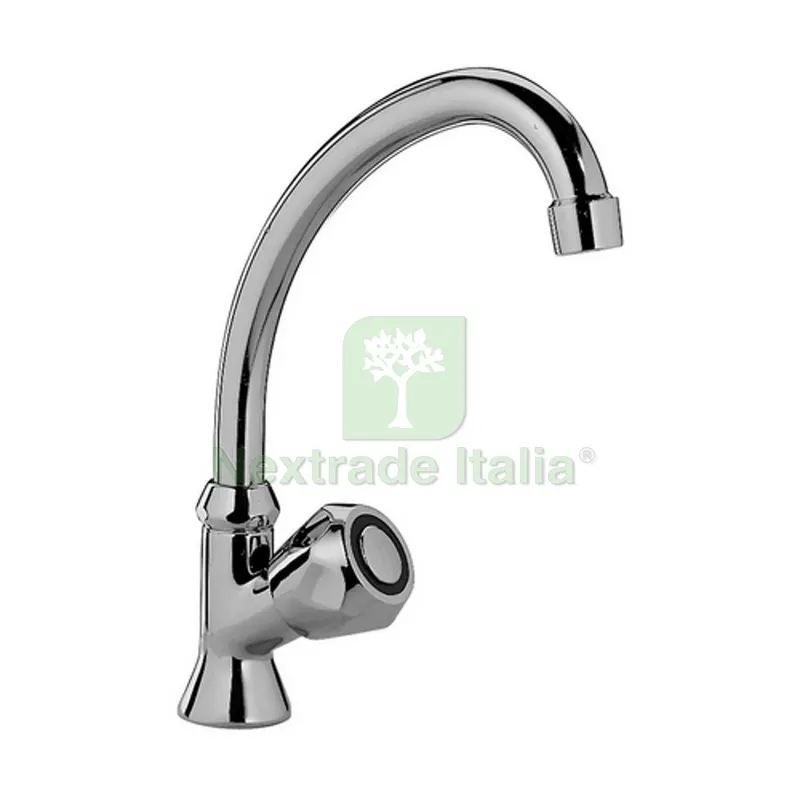 RUBINETTO LAVELLO CON CANNA ORIENTABILE DANUBIO Cromo — Rubinetti e valvole — rif. FERX.DIA274-TD361-15