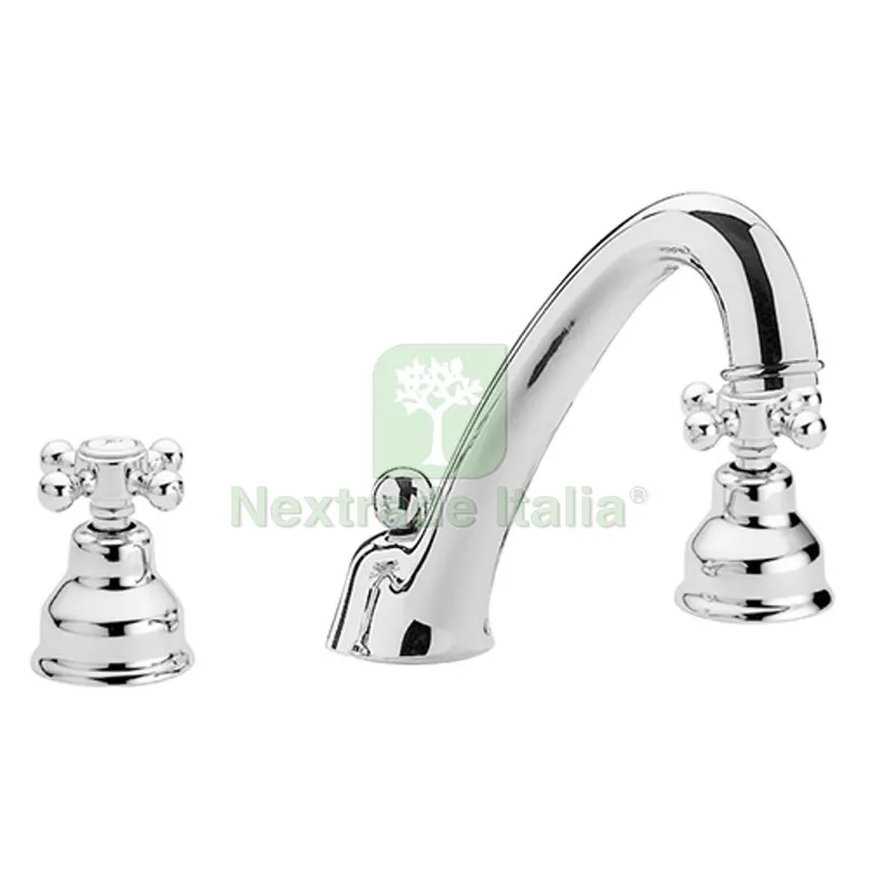 BATTERIA LAVABO SERIE VIOLA 3 FORI Cromo — Sanitari e ceramiche — rif. FERX.DIA274-TV210 BATTERIA LAVABO SERIE VIOLA 3 FORI Cromo — Sanitari e ceramiche — rif. FERX.DIA274-TV210