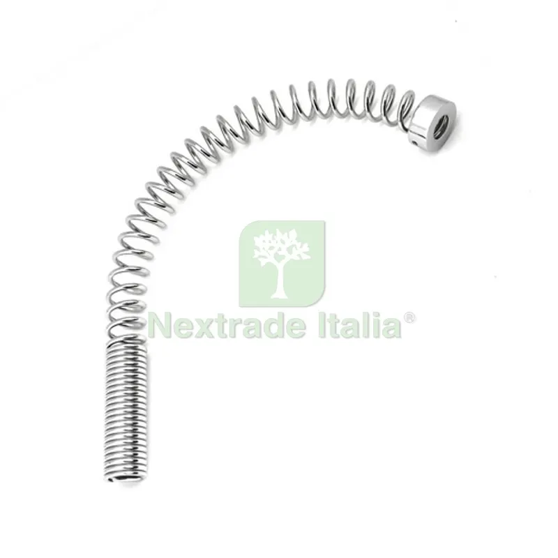 MOLLA FILO D4 CON RACCORDO D.39 PER STICK D. 4 mm — Tubi e raccordi — rif. FERX.DIA274-ZACC217