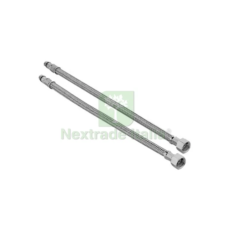 2 PZ Flessibili Inox CM 35 Sede Guarnizione M10x1 F3/8" — Guarnizioni e tenute — rif. FERX.DIA274-ZFLX001 2 PZ Flessibili Inox CM 35 Sede Guarnizione M10x1 F3/8" — Guarnizioni e tenute — rif. FERX.DIA274-ZFLX001