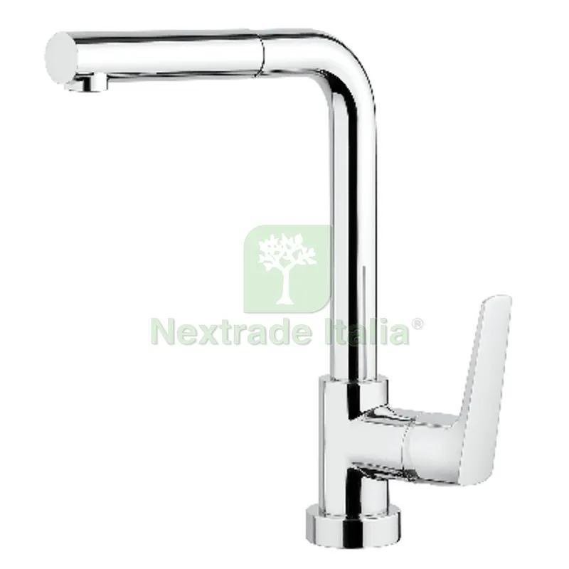 MISCELATORE MONOC. LAVELLO CON DOCCIA ESTRAIBILE SPARTACO Cromo — Rubinetti e valvole — rif. FERX.DIA275-S261 MISCELATORE MONOC. LAVELLO CON DOCCIA ESTRAIBILE SPARTACO Cromo — Rubinetti e valvole — rif. FERX.DIA275-S261