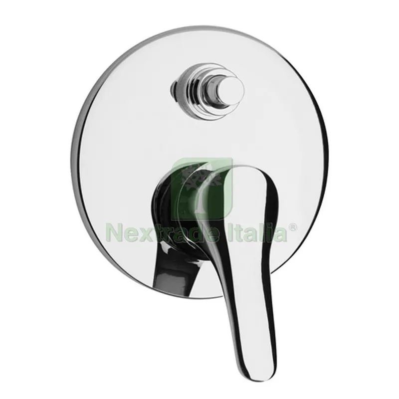 MISCELATORE MONOCOMANDO INCASSO DOCCIA CON DEVIATORE LINEA DERBY Cromo — Rubinetti e valvole — rif. FERX.DIA276-AD045