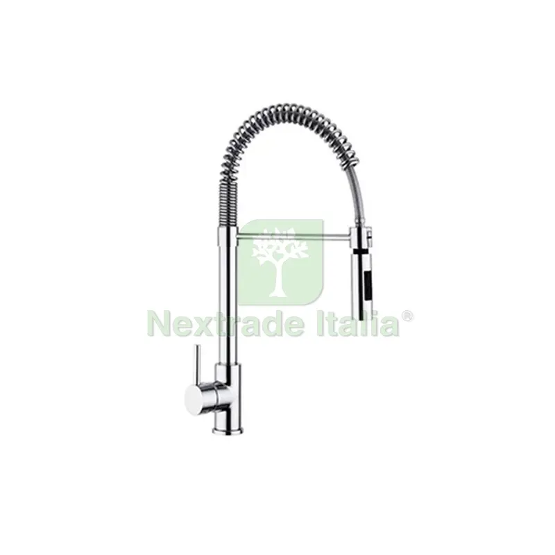 MISCELATORE LAVELLO CON MOLLA E DOCCIA ESTRAIBILE LINEA PIN Cromo — Rubinetti e valvole — rif. FERX.DIA276-AP067 MISCELATORE LAVELLO CON MOLLA E DOCCIA ESTRAIBILE LINEA PIN Cromo — Rubinetti e valvole — rif. FERX.DIA276-AP067