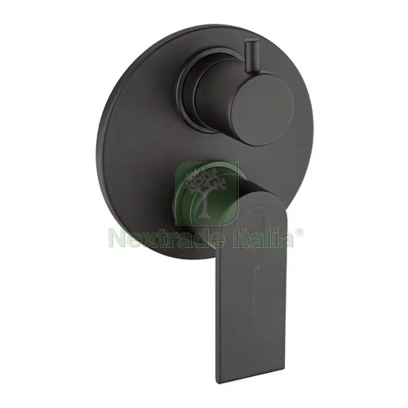 MONOCOMANDO INCASSO DOCCIA CON DEVIATORE LAGUNA Nero Opa Leva Nera+Leva Aranci — Sanitari e ceramiche — rif. FERX.DIA276-LL045-NA