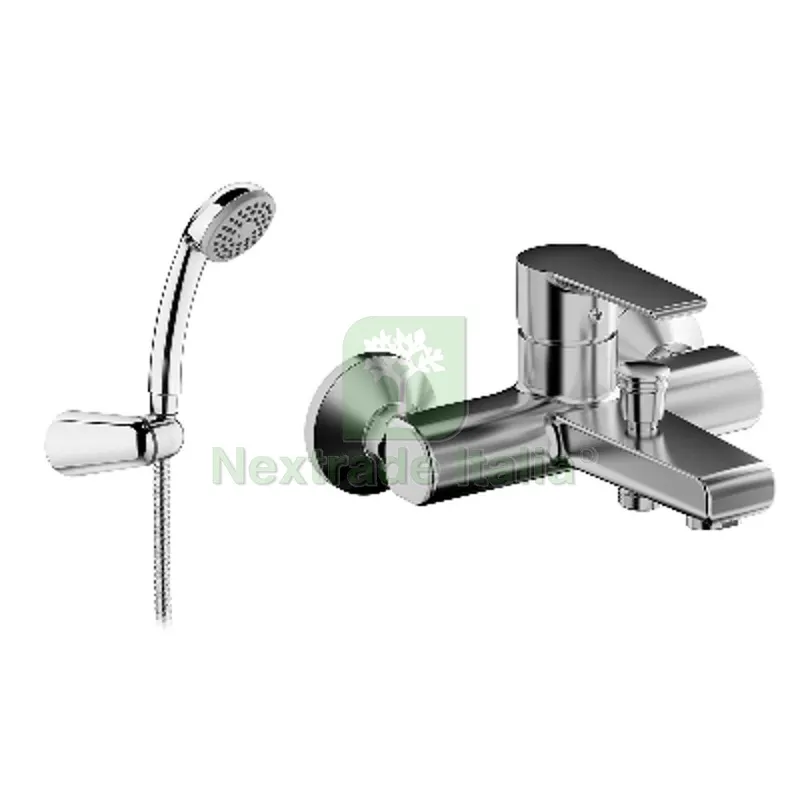 MISCELATORE MONOCOMANDO VASCA CON ACCESSORI LINEA TEN Cromo — Rubinetti e valvole — rif. FERX.DIA276-T330 MISCELATORE MONOCOMANDO VASCA CON ACCESSORI LINEA TEN Cromo — Rubinetti e valvole — rif. FERX.DIA276-T330