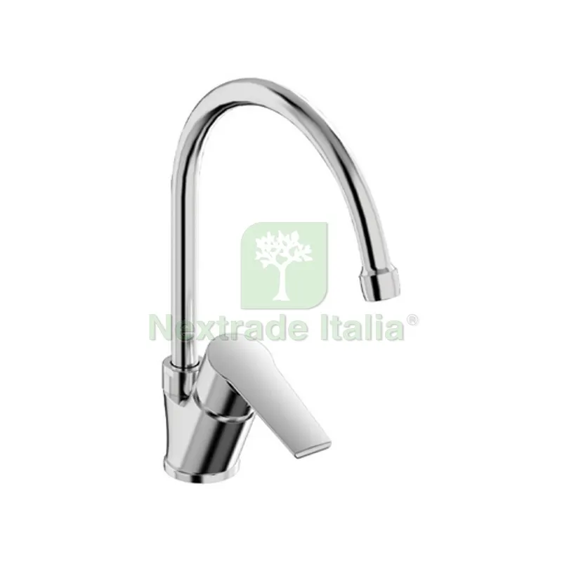 MISCELATORE MONOCOMANDO LAVELLO CON LEVA LATERALE DESTRA TEN Cromo — Rubinetti e valvole — rif. FERX.DIA276-T361