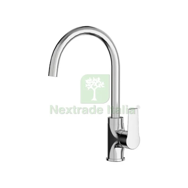 MISCELATORE MONOCOMANDO LAVELLO CON CANNA GIREVOLE LINEA TEN Cromo — Rubinetti e valvole — rif. FERX.DIA276-T362