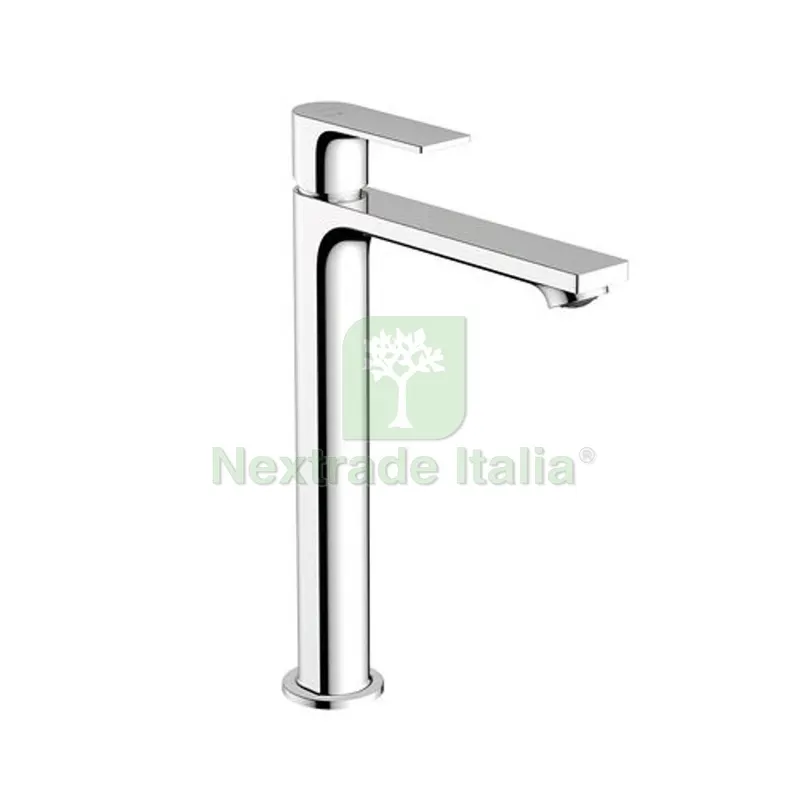 Miscelatore Monocomando Lavabo Alto Senza Scarico Rebris e Cromo — Rubinetti e valvole — rif. FERX.DIA277-E011-CR Miscelatore Monocomando Lavabo Alto Senza Scarico Rebris e Cromo — Rubinetti e valvole — rif. FERX.DIA277-E011-CR