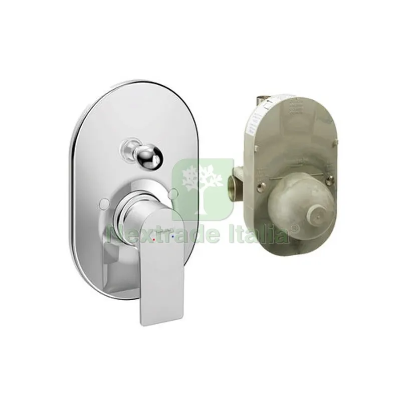 MISCELATORE MONOCOMANDO DOCCIA CON DEVIATORE REBRIS E Cromo — Rubinetti e valvole — rif. FERX.DIA277-E045-CR MISCELATORE MONOCOMANDO DOCCIA CON DEVIATORE REBRIS E Cromo — Rubinetti e valvole — rif. FERX.DIA277-E045-CR