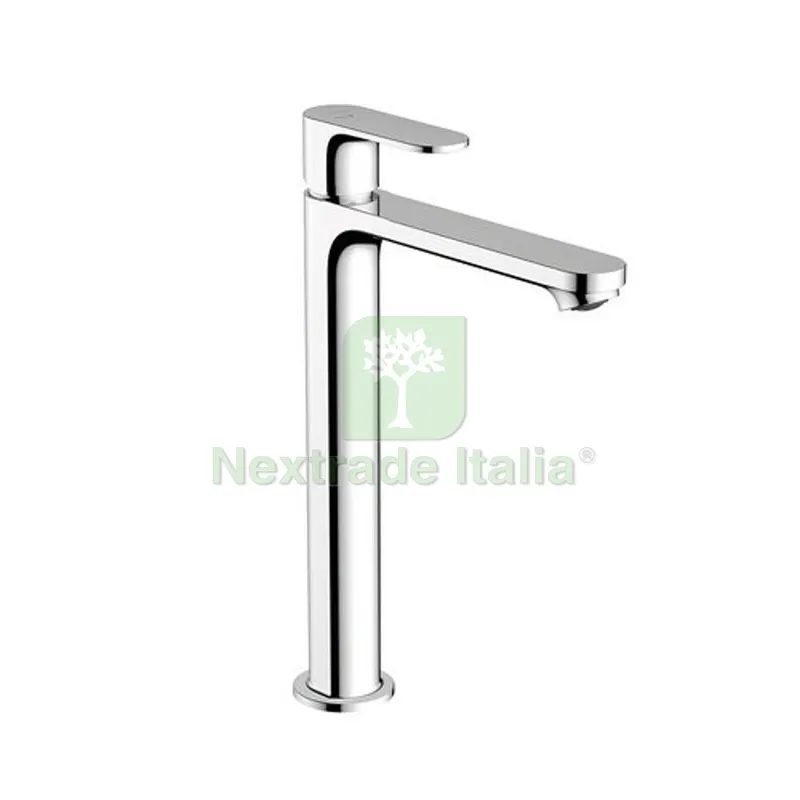 Miscelatore Monocomando Lavabo Alto con Scarico Rebris S Cromo — Rubinetti e valvole — rif. FERX.DIA277-R016-CR Miscelatore Monocomando Lavabo Alto con Scarico Rebris S Cromo — Rubinetti e valvole — rif. FERX.DIA277-R016-CR