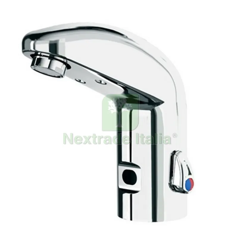 MISCELATORE ELETTRONICO PER LAVABO A BATTERIA SERIE ONE Cromo — Rubinetti e valvole — rif. FERX.DIA280-040