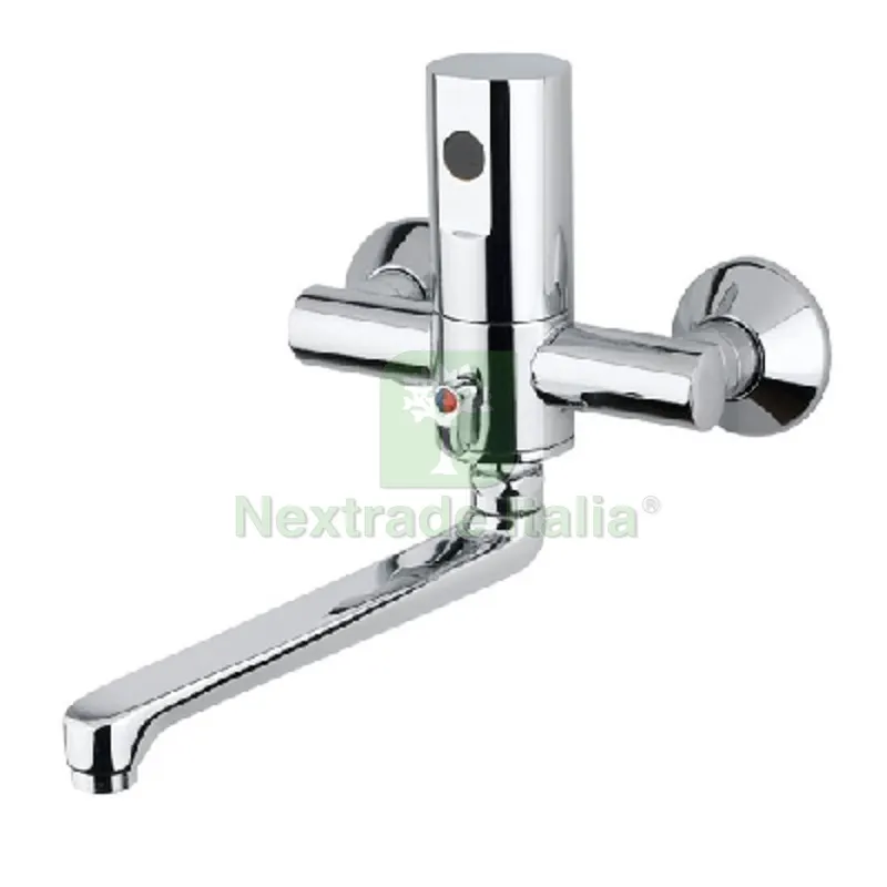 Miscelatore a Fotocellula Biforo a Parete Esterno Alim. Batteria 6V — Rubinetti e valvole — rif. FERX.DIA280-044-B