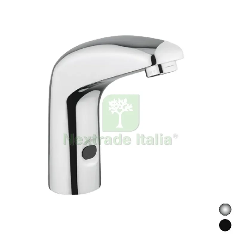 RUBINETTO ELETTRONICO PER LAVABO A BATTERIA Nero Opaco — Rubinetti e valvole — rif. FERX.DIA280-047-NO