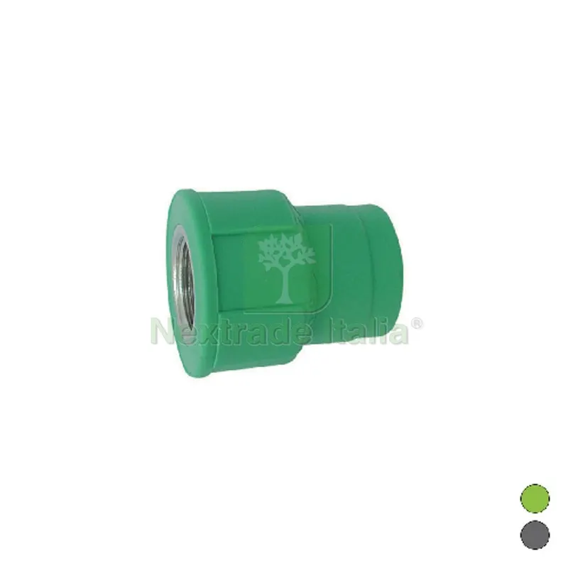 RACCORDO FILETTATO FEMMINA IN POLIPROPILENE 2" x Diam. 63 — Tubi e raccordi — rif. FERX.DIA300-502-0963 RACCORDO FILETTATO FEMMINA IN POLIPROPILENE 2" x Diam. 63 — Tubi e raccordi — rif. FERX.DIA300-502-0963