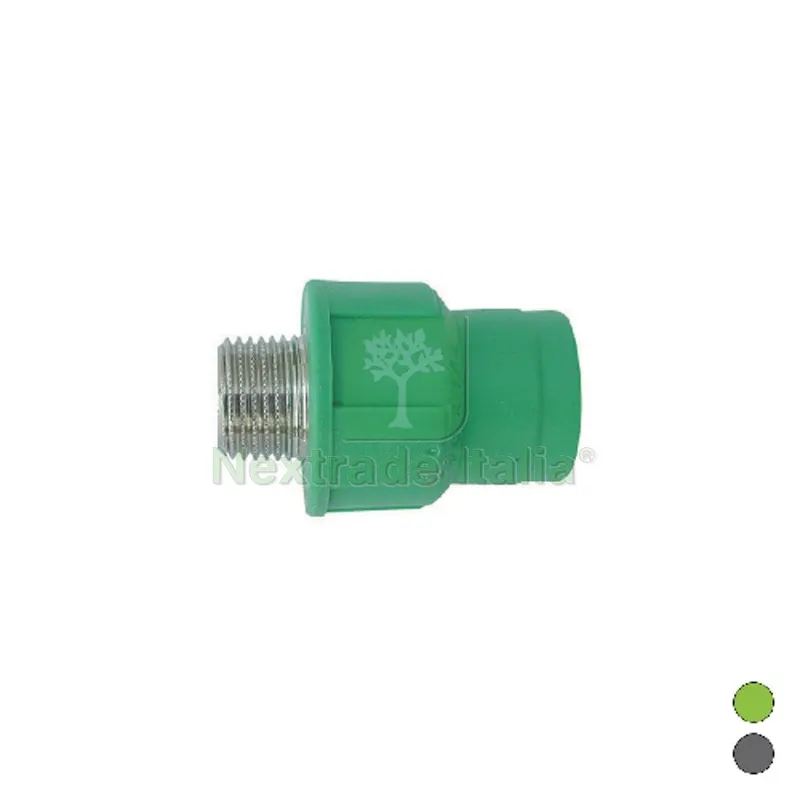 RACCORDO FILETTATO MASCHIO IN POLIPROPILENE 1" x Diam. 32 — Tubi e raccordi — rif. FERX.DIA300-552-0632