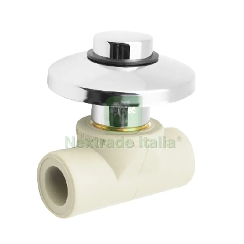 VALVOLA A VITONE CON TAPPO E ROSONE MONTATO Diam. 20 Grigio — Rubinetti e valvole — rif. FERX.DIA300-662M-G0420 VALVOLA A VITONE CON TAPPO E ROSONE MONTATO Diam. 20 Grigio — Rubinetti e valvole — rif. FERX.DIA300-662M-G0420
