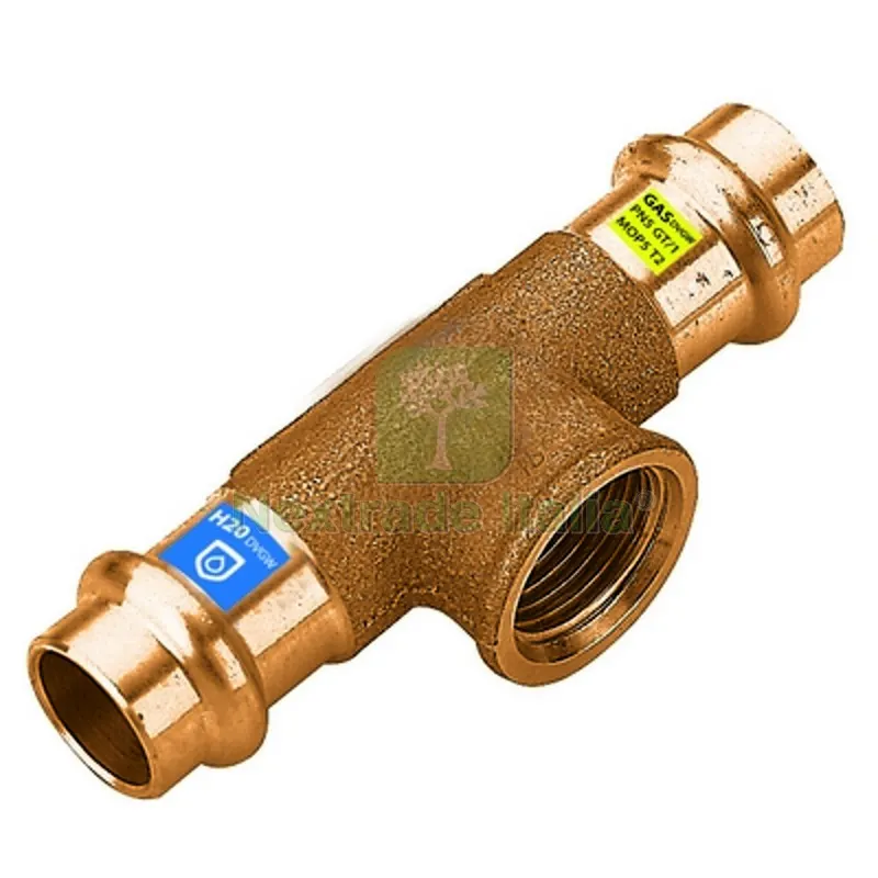 T IN BRONZO A PRESSARE FXFXFIL F ACQUA/GAS Diam. 15 x 1/2 — Raccordi a pressare e multistrato — rif. FERX.DIA302-FRS8130-0415 T IN BRONZO A PRESSARE FXFXFIL F ACQUA/GAS Diam. 15 x 1/2 — Raccordi a pressare e multistrato — rif. FERX.DIA302-FRS8130-0415