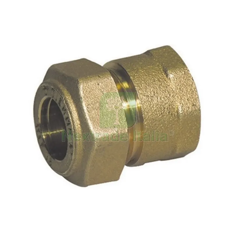 RACCORDO DIRITTO O-RING FEMMINA TIEMME GAS 1/2 x 12 — Tubi e raccordi — rif. FERX.DIA303-1352-0412