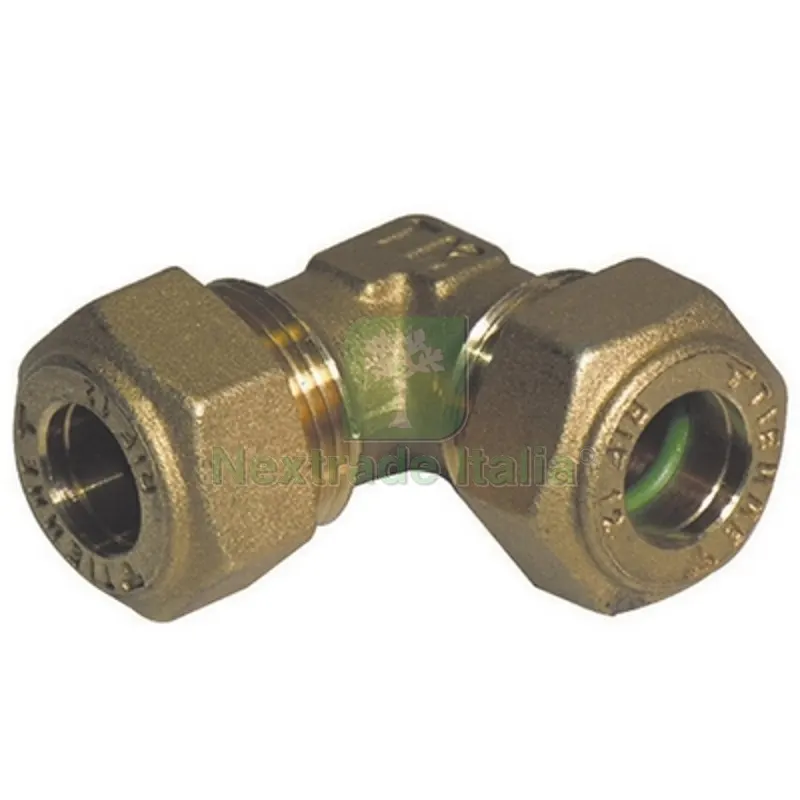 GOMITO A 90° DOPPIO O-RING TIEMME GAS 22 — Guarnizioni e tenute — rif. FERX.DIA303-1353-22 GOMITO A 90° DOPPIO O-RING TIEMME GAS 22 — Guarnizioni e tenute — rif. FERX.DIA303-1353-22