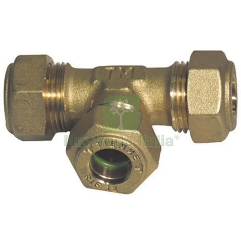 RACCORDO A TEE INTERMEDIO O-RING TIEMME GAS 16 — Tubi e raccordi — rif. FERX.DIA303-1357-16 RACCORDO A TEE INTERMEDIO O-RING TIEMME GAS 16 — Tubi e raccordi — rif. FERX.DIA303-1357-16