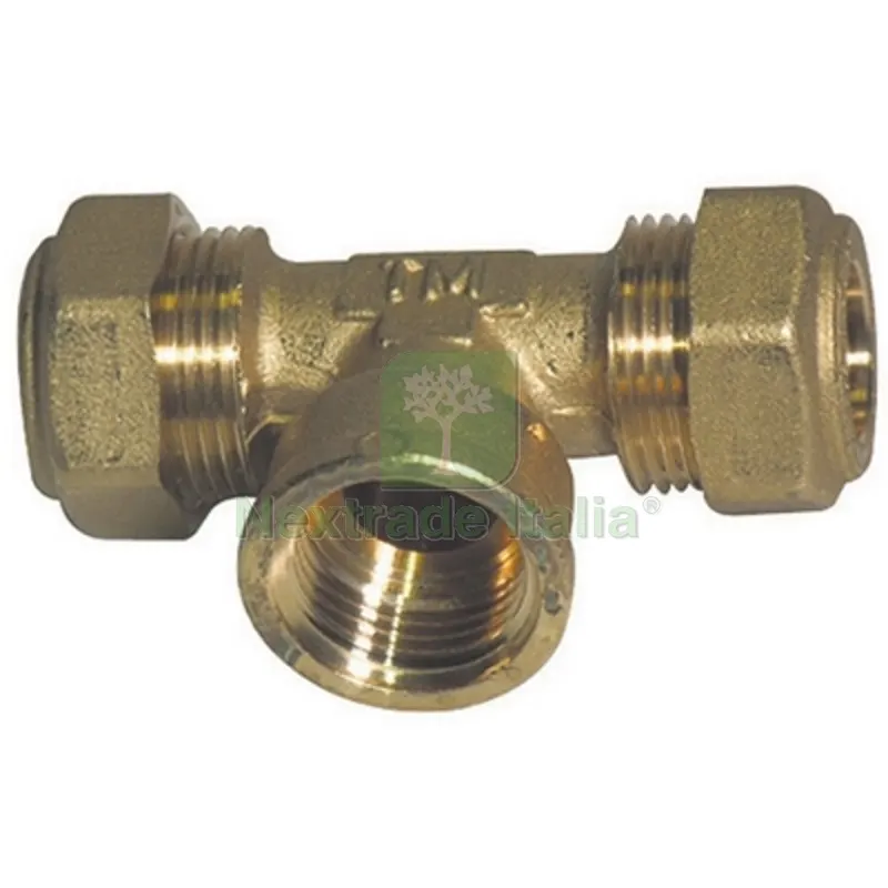 RACCORDO A TEE O-RING FEMMINA TIEMME GAS 3/4 x 22 — Tubi e raccordi — rif. FERX.DIA303-1359-0522 RACCORDO A TEE O-RING FEMMINA TIEMME GAS 3/4 x 22 — Tubi e raccordi — rif. FERX.DIA303-1359-0522