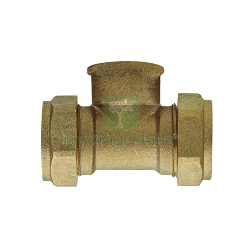 TEE F CON FIL RP A COMPRESSIONE PER RAME 1/2 x 12 — Tubi e raccordi — rif. FERX.DIA303-ROT6130-0412