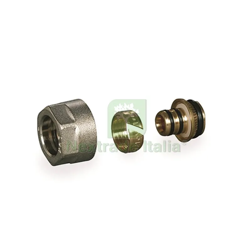 2PZ RACCORDO A COMPRESSIONE PER COLLETTORI 16 x 2 — Tubi e raccordi — rif. FERX.DIA309-A1567-162 2PZ RACCORDO A COMPRESSIONE PER COLLETTORI 16 x 2 — Tubi e raccordi — rif. FERX.DIA309-A1567-162