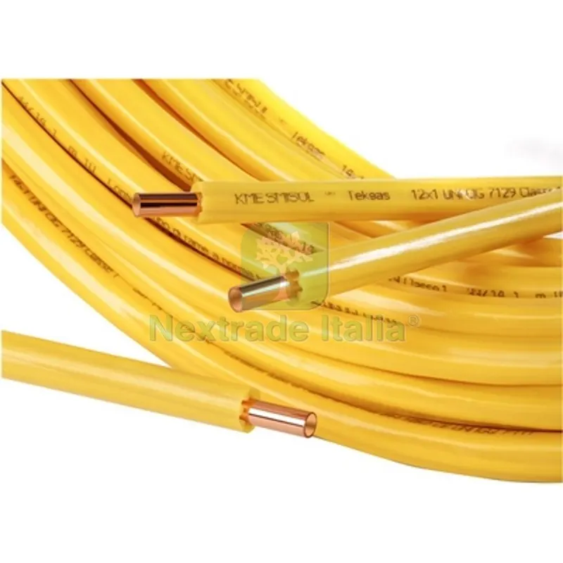 50MT TUBO IN RAME PER GAS "SMISOL TEK GAS" Diam. 14 x 1 — Tubi e raccordi — rif. FERX.DIA310-KSMTG-14 50MT TUBO IN RAME PER GAS "SMISOL TEK GAS" Diam. 14 x 1 — Tubi e raccordi — rif. FERX.DIA310-KSMTG-14