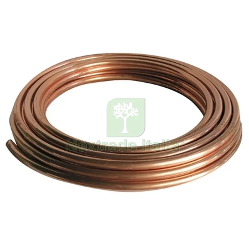 50MT TUBO RAME DIANFLEX IN ROTOLO NUDO Diam. 8 x 1 — Tubi e raccordi — rif. FERX.DIA310-NUD-08 50MT TUBO RAME DIANFLEX IN ROTOLO NUDO Diam. 8 x 1 — Tubi e raccordi — rif. FERX.DIA310-NUD-08