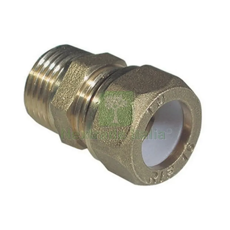 NIPPLE MASCHIO BICONO PER RAME CON OGIVA TEFLON TIEMME 3/8 x 10 — Tubi e raccordi — rif. FERX.DIA311-1200-0310 NIPPLE MASCHIO BICONO PER RAME CON OGIVA TEFLON TIEMME 3/8 x 10 — Tubi e raccordi — rif. FERX.DIA311-1200-0310