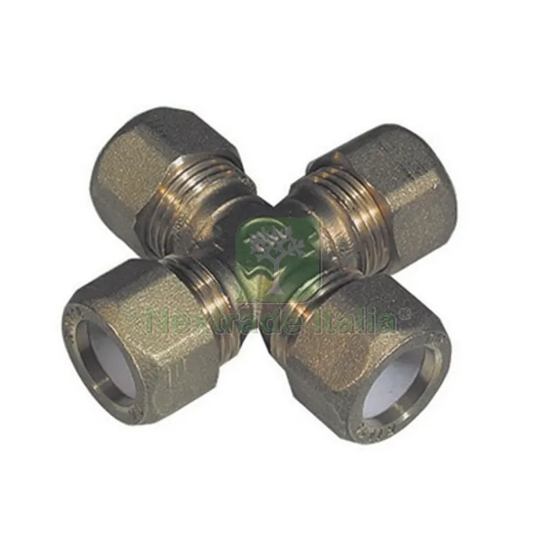 CROCE CON 4 DADI PER RAME CON OGIVA TEFLON TIEMME 1/2 x 14 — Guarnizioni e tenute — rif. FERX.DIA311-1210-0414