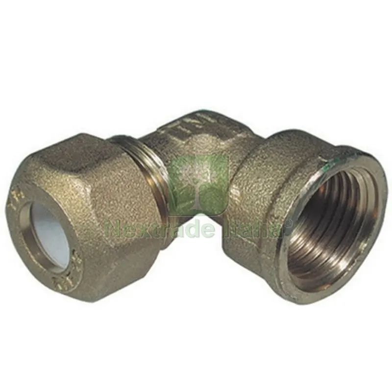 GOMITO FEMMINA PER RAME CON OGIVA TEFLON TIEMME 1/2 x 10R — Tubi e raccordi — rif. FERX.DIA311-1255-0410 GOMITO FEMMINA PER RAME CON OGIVA TEFLON TIEMME 1/2 x 10R — Tubi e raccordi — rif. FERX.DIA311-1255-0410