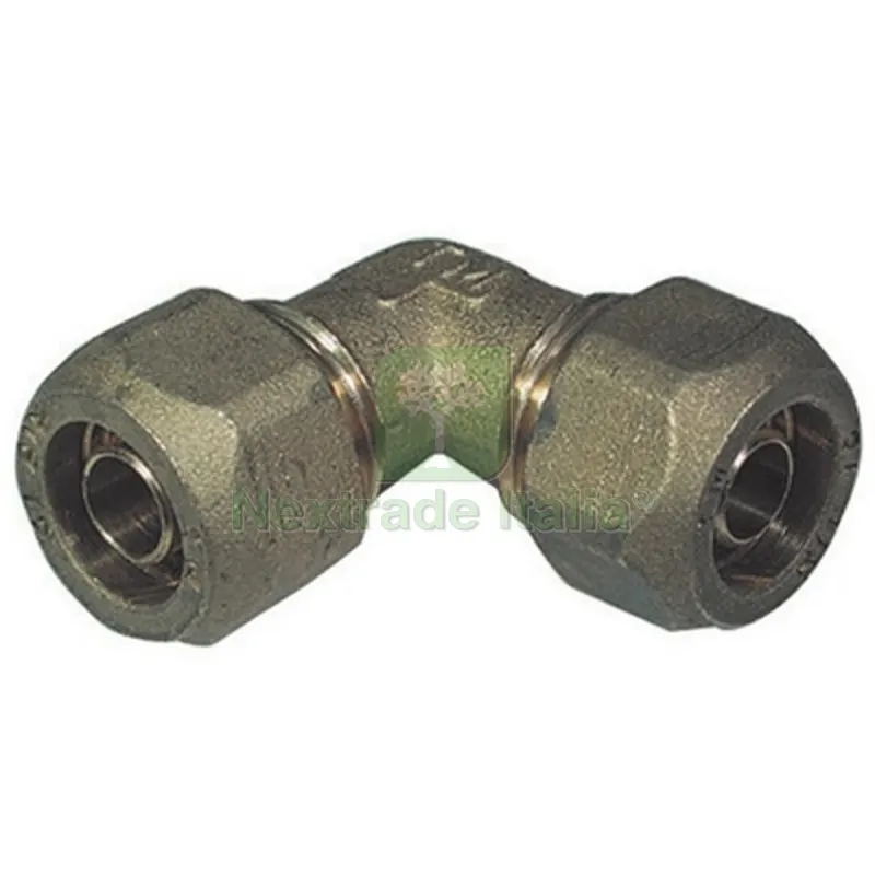 GOMITO A 90° DOPPIO PER TUBO COBRA-PEX 18 x 18 — Tubi e raccordi — rif. FERX.DIA312-1403-18