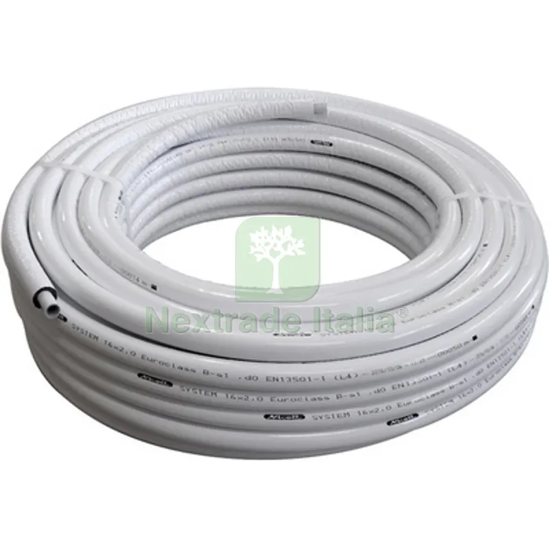 50MT TUBO MULTISTRATO NICOLL SYSTEM COIBENTATO 6MM 16 x 2 — Tubi e raccordi — rif. FERX.DIA313-0633-16 50MT TUBO MULTISTRATO NICOLL SYSTEM COIBENTATO 6MM 16 x 2 — Tubi e raccordi — rif. FERX.DIA313-0633-16