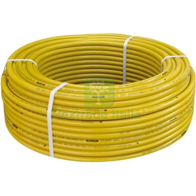 100MT TUBO MULTISTRATO NICOLL FLUXO GAS NUDO Diam. 20 x 2 — Tubi e raccordi — rif. FERX.DIA313-0662-20 100MT TUBO MULTISTRATO NICOLL FLUXO GAS NUDO Diam. 20 x 2 — Tubi e raccordi — rif. FERX.DIA313-0662-20