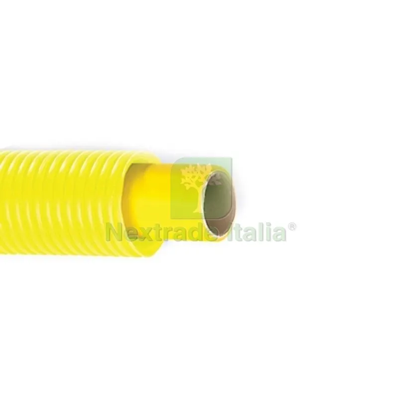 50MT TUBO MULTI-DIAN PER GAS CON GUAINA CORRUGATA GIALLA Diam. 26 x 3 — Tubi e raccordi — rif. FERX.DIA313-0671-26 50MT TUBO MULTI-DIAN PER GAS CON GUAINA CORRUGATA GIALLA Diam. 26 x 3 — Tubi e raccordi — rif. FERX.DIA313-0671-26