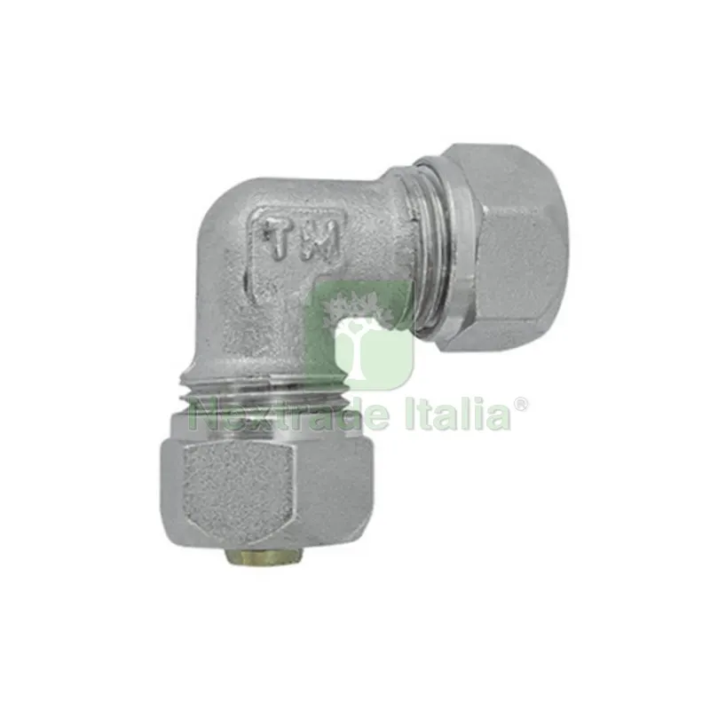 RACCORDO CURVO DOPPIO TIEMME PER MULTISTRATO 26 -CONF — Raccordi a pressare e multistrato — rif. FERX.DIA313-1603-K26