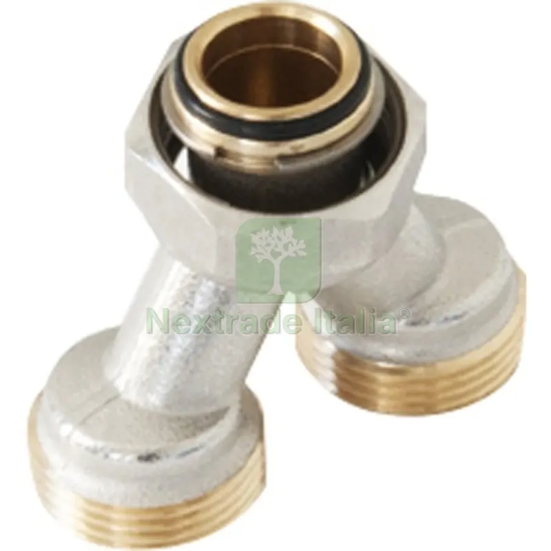 RACCORDO A Y CON GIRELLO E ATTACCHI 3/4"x18 TIEMME G3/4" 3/4"x18 — Tubi e raccordi — rif. FERX.DIA313-1649YGN RACCORDO A Y CON GIRELLO E ATTACCHI 3/4"x18 TIEMME G3/4" 3/4"x18 — Tubi e raccordi — rif. FERX.DIA313-1649YGN