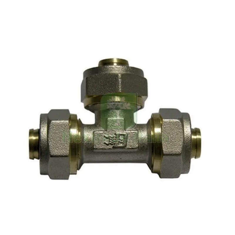 RACCORDO A TEE IK PER MULTISTRATO Diam. 16 -CONF — Raccordi a pressare e multistrato — rif. FERX.DIA313-B1607-K16