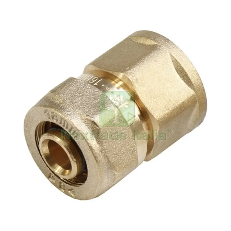 MANICOTTO F/FILETTO F A COMPRESSIONE PER MULTISTRATO Diam. 1" x 32 — Raccordi a pressare e multistrato — rif. FERX.DIA313-DC303-0632